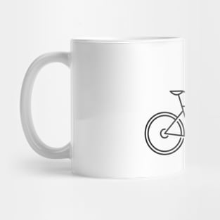 Bicycle Vinyl Record Mug